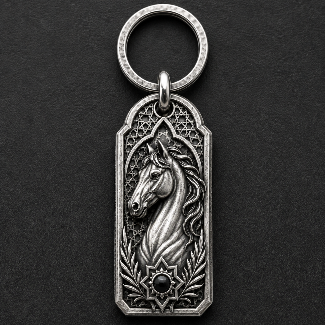 Desert Stallion Key Tag