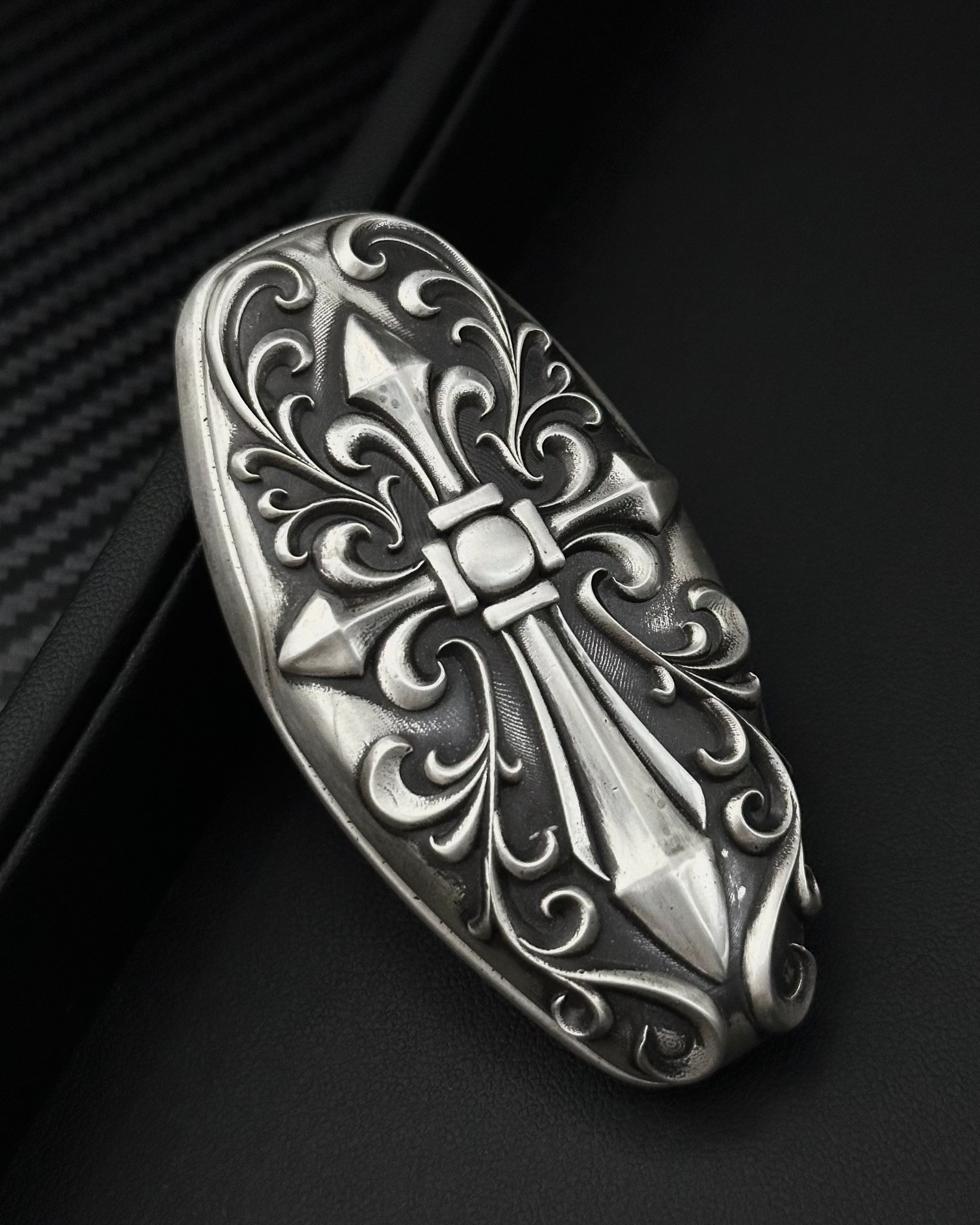 Custom McLaren Key Case, engraved back view