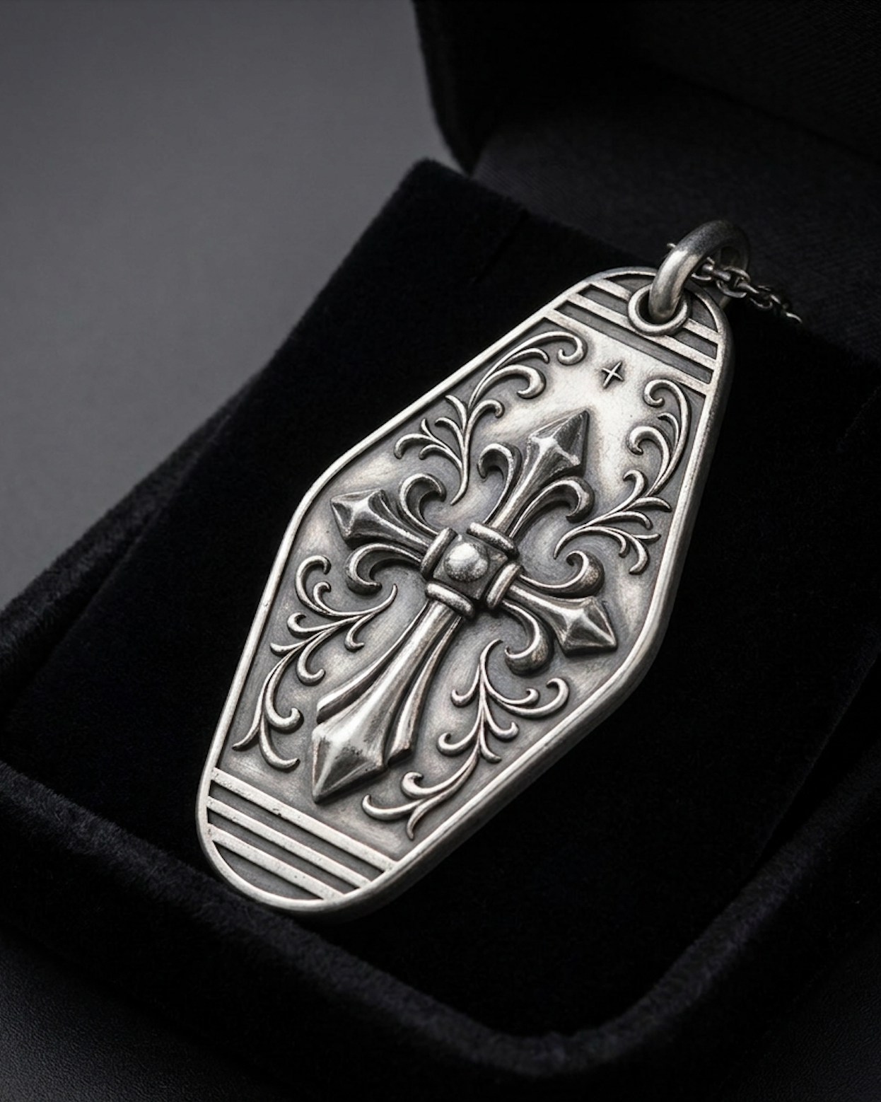 silver keychain