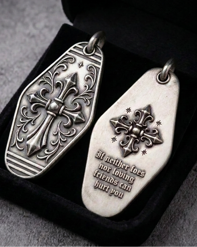 silver keychain