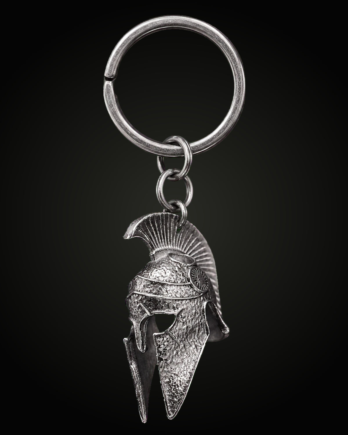 Spartan Helmet Talisman Pendant, alternate front view