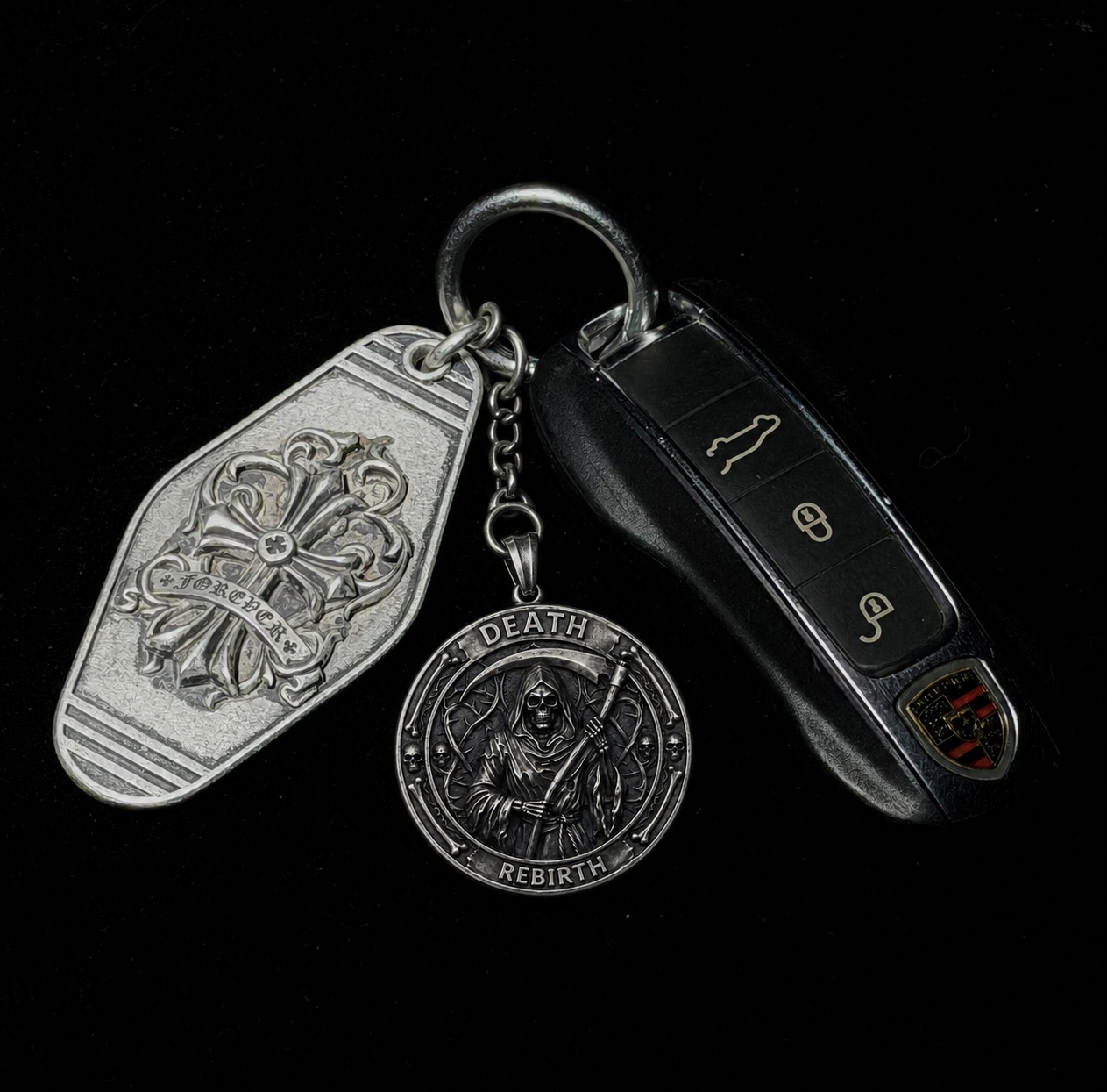 Life & Death Double-Sided Medallion, front view