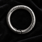Key ring showing a name engraving example