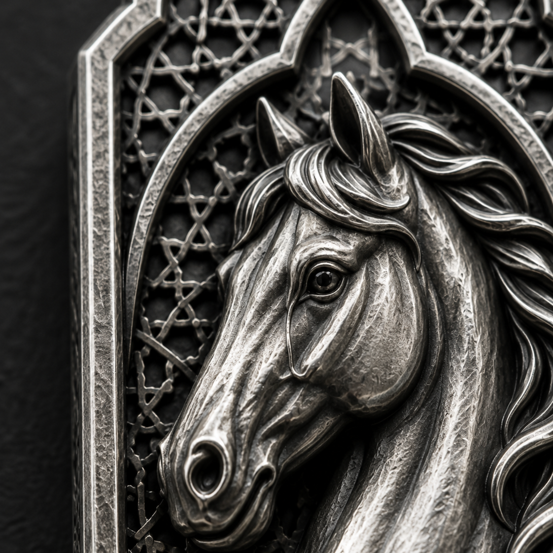 Desert Stallion Key Tag