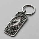 Equestrian Crest Key Tag
