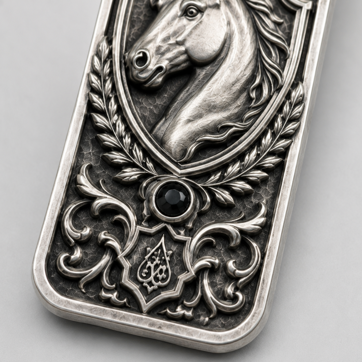Equestrian Crest Key Tag