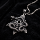 All-Seeing Eye Serpent Pendant, back or personalization view