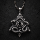 All-Seeing Eye Serpent Pendant, side profile