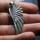 Angel Wing 925 Silver Pendant, dimensions view