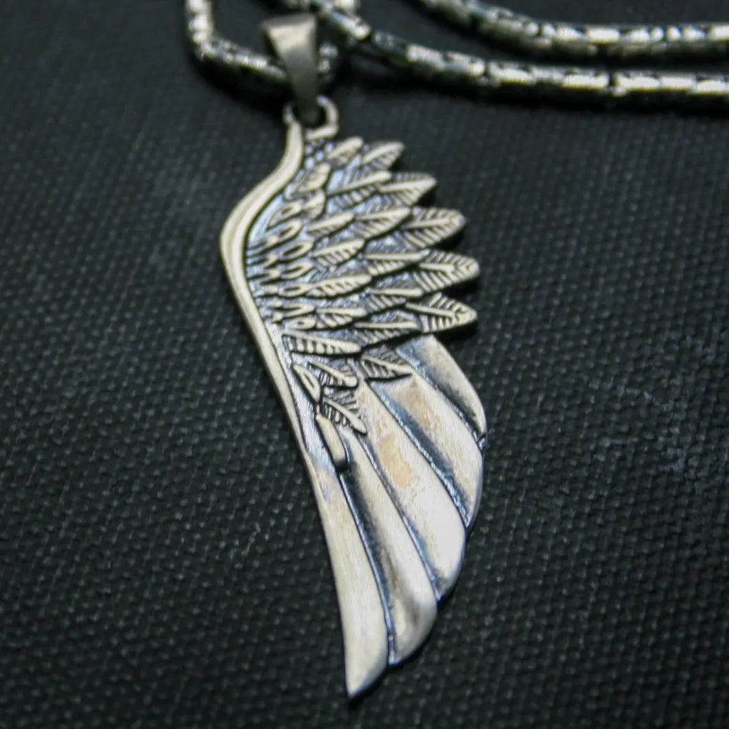 Angel Wing 925 Silver Pendant, making-process view