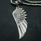 Angel Wing 925 Silver Pendant, making-process view