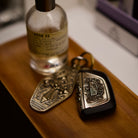 Cadillac Silver Key Case for 4/5/6-Button Keys, side profile