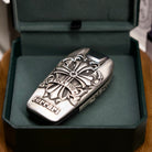 Custom Ferrari Key Case, back view in presentation box