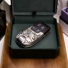 Custom Ferrari Key Case, front view in presentation box