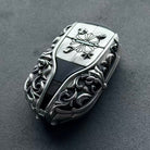 Custom Maserati Key Case, back three-quarter view