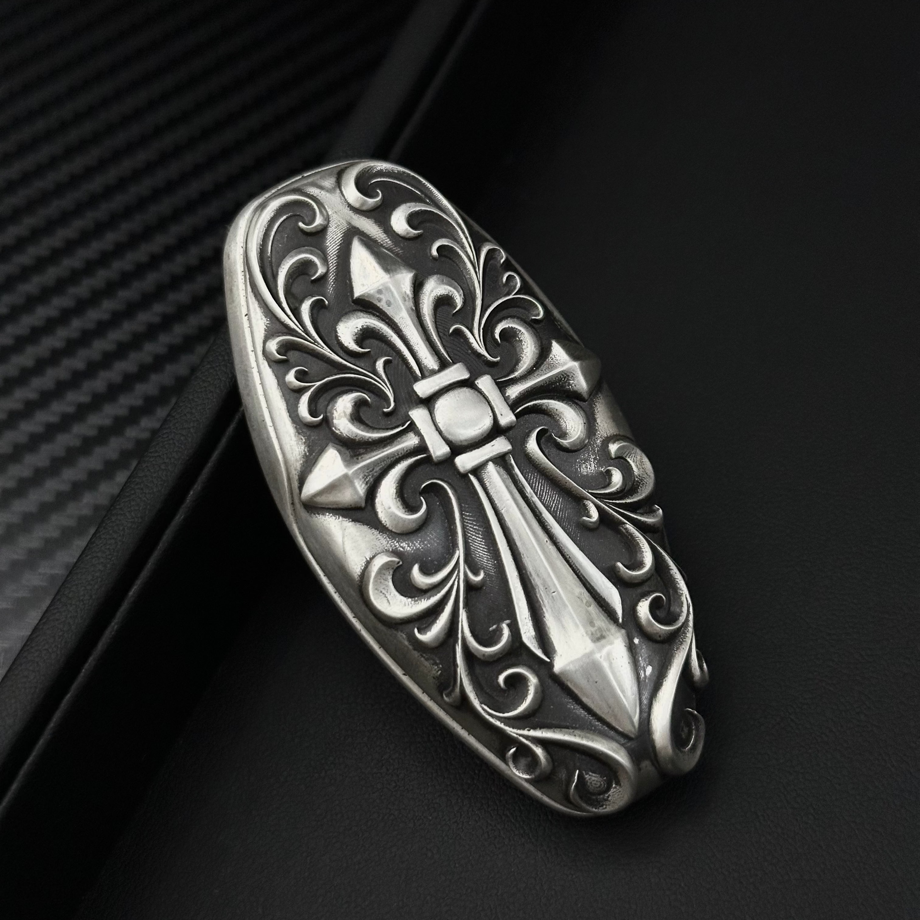 Custom McLaren Key Case, engraved back view