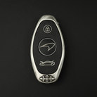 Custom McLaren Key Case, front button view