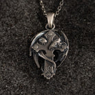 Dragon Cross 925 Silver Pendant, second personalization example