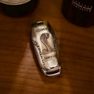 Ford Mustang Shelby GT350 Silver Key Case, side profile