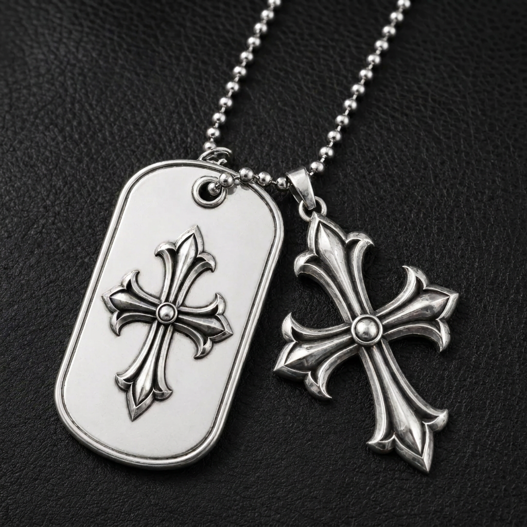 Ignis Identity 925 Silver I.D. Tag, engraved front detail