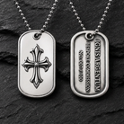 Ignis Identity 925 Silver I.D. Tag, second personalization example