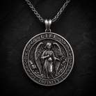 Life & Death Double-Sided Medallion, close-up detail