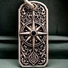 Meridian Heirloom Personalized Key Tag, back view