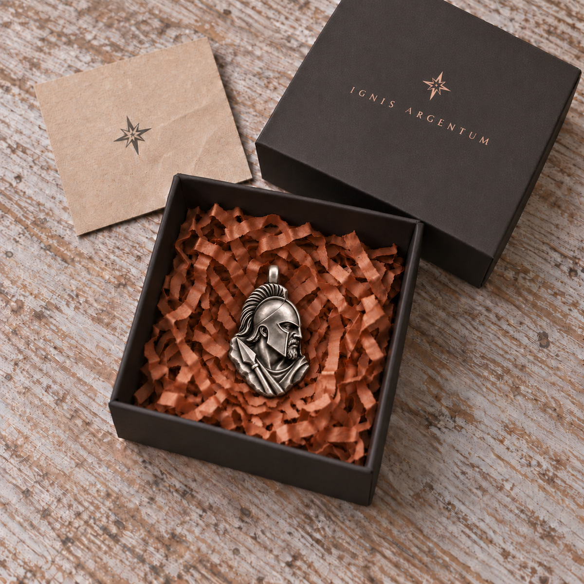 Ares upgraded pendant — 礼盒; design visualization, styling accessories excluded