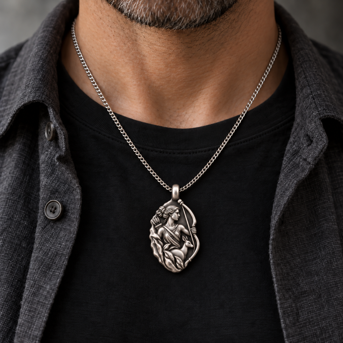 Artemis upgraded pendant — 项链; design visualization, styling accessories excluded