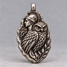 Athena upgraded mythology pendant front; design visualization
