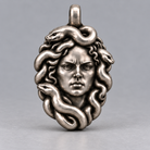 Medusa forged-finish pendant design visualization