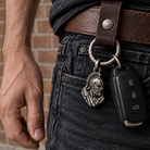 Ares MYTHOS charm — everyday bag or belt carrying; optional ring shown; design visualization