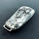 Personalized Mercedes Slim Rectangle Key Case, custom engraving example