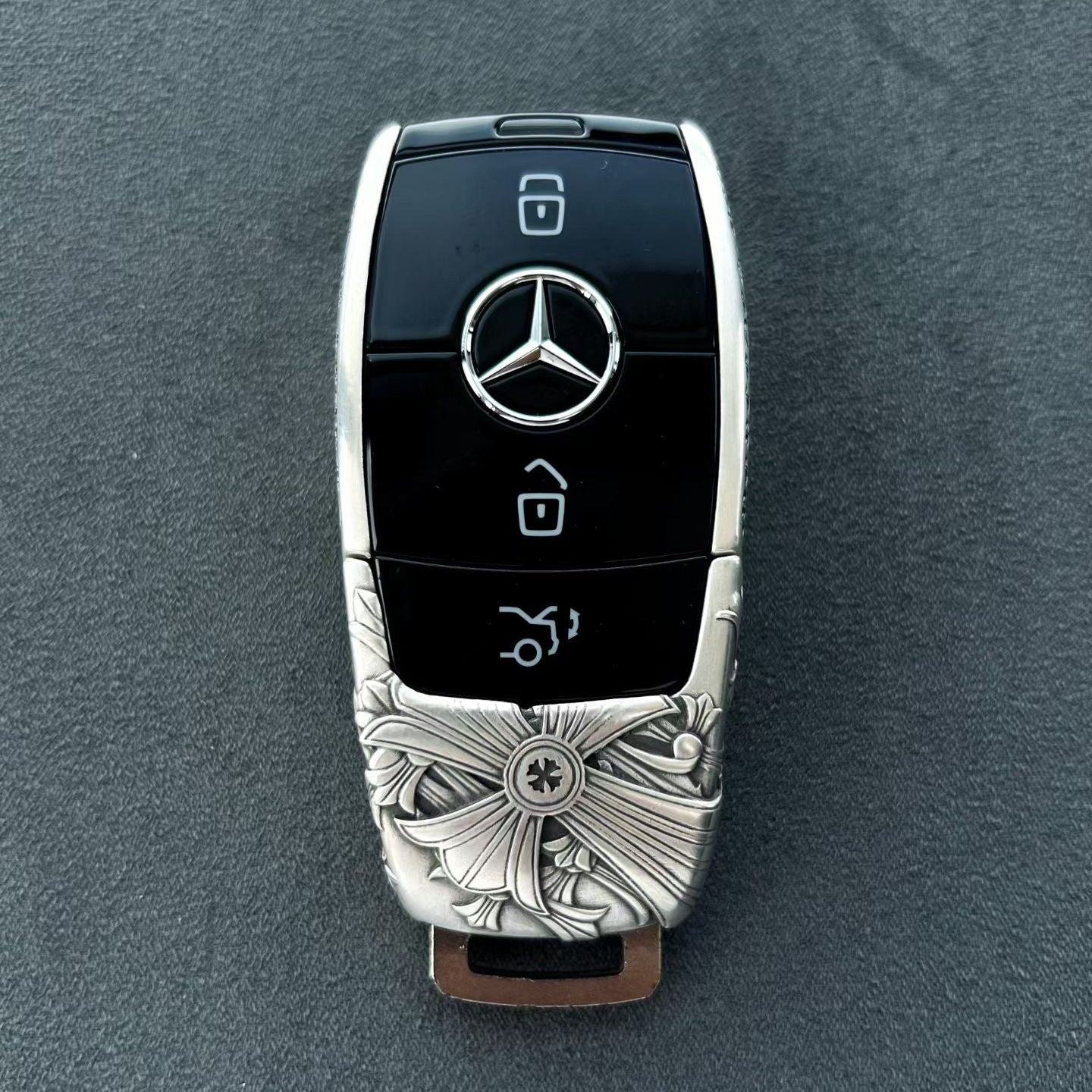 Personalized Mercedes Slim Rectangle Key Case, lifestyle display, alternate view 8
