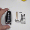 Video: IGNIS ARGENTUM Sterling Silver Audi Key Case - Installation Process Demonstration. Watch the precise assembly as the hand-engraved floral cross pattern solid 925 silver shell fits over the original Audi vertical three-button key fob. See the four-ring emblem preservation, substantial weight, and refined patina that speaks to drivers who value enduring quality. Precision begins before motion.