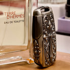 RAM TRX Silver Key Case, engraved edge detail