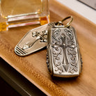 RAM TRX Silver Key Case, side profile