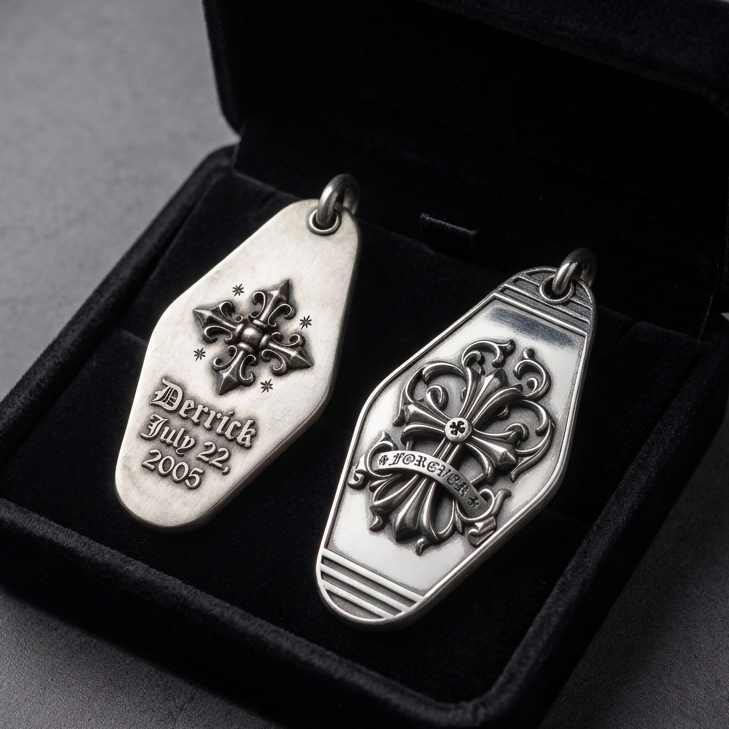 silver keychain