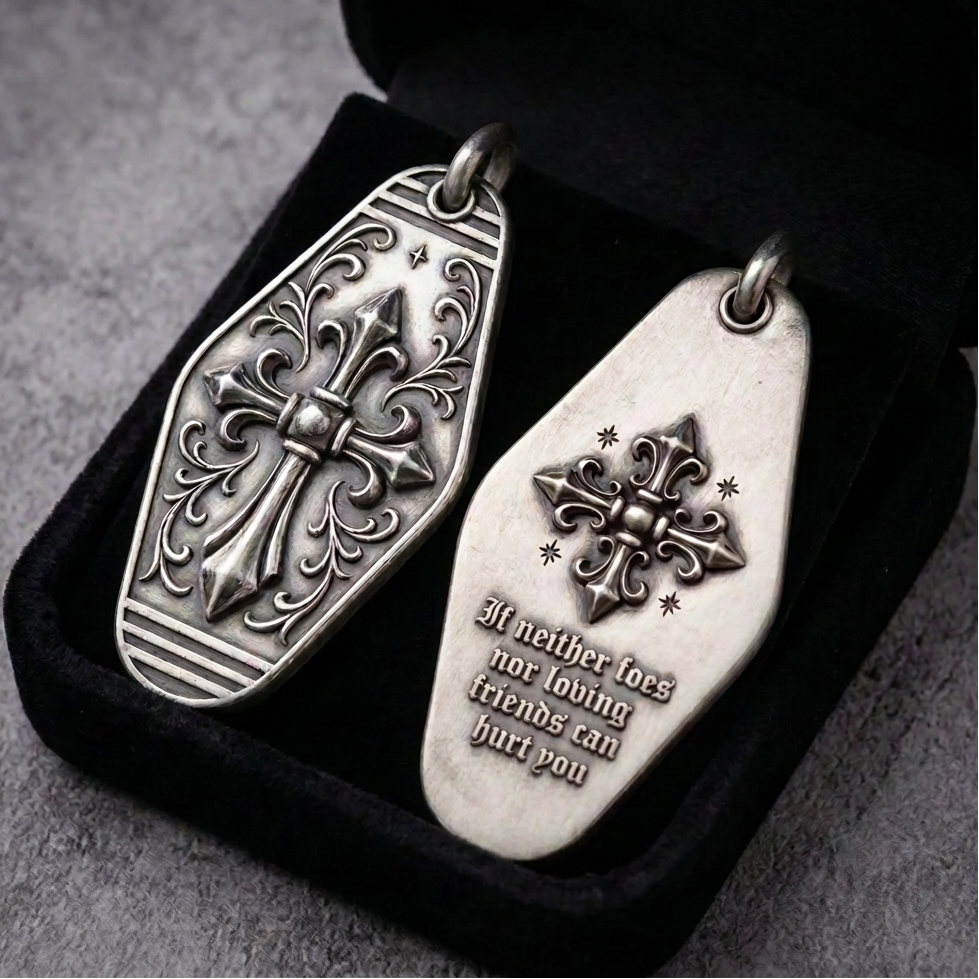 silver keychain