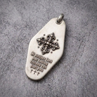 silver keychain