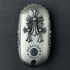 Button-covered design protecting Mercedes C/E/S-Class/GLE/GLC smart key fob controls