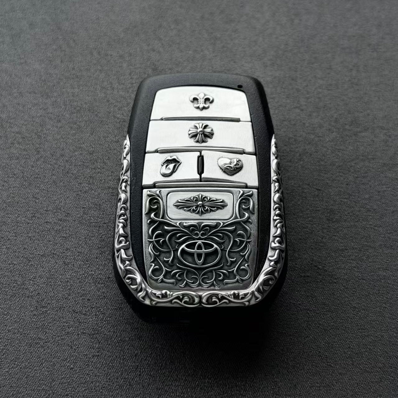 Toyota Alphard Sterling Silver Key Case, lifestyle display